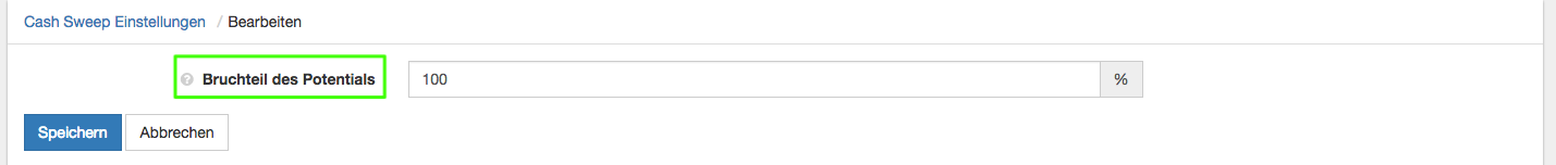 Anteil Ausschüttung